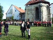 Morning parade: some officers