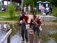 Advance guard forces river crossing