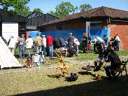 Model tank show - emptied bivouac