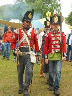 The fresh recruits are marched through camp